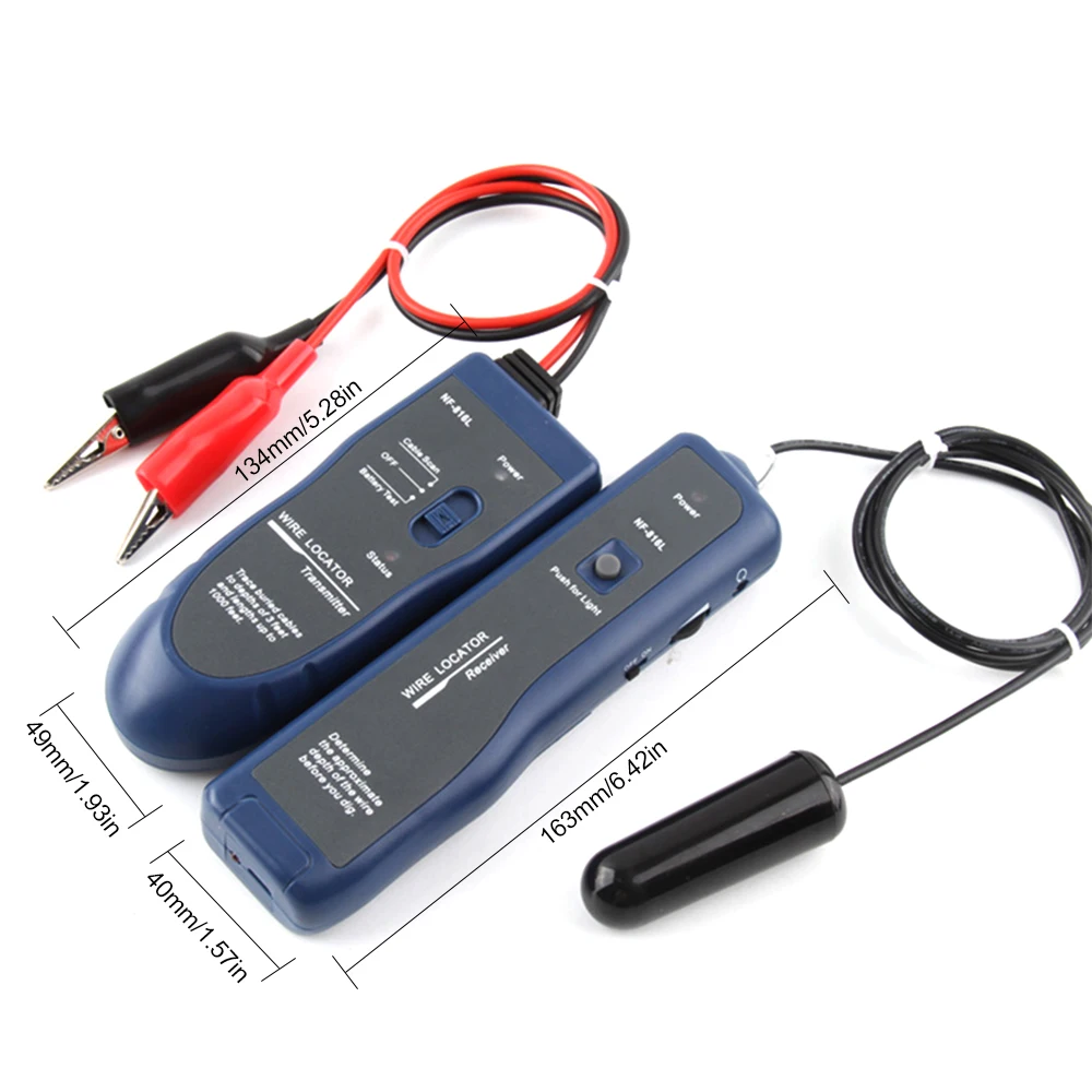 Underground Wire Locator NF-816 Underground Cable Detection Instrument Concealed Wiring Line Finder Circuit Tester
Underground Wire Locator NF-816 Underground Cable Detection Instrument Concealed Wiring Line Finder Circuit Tester