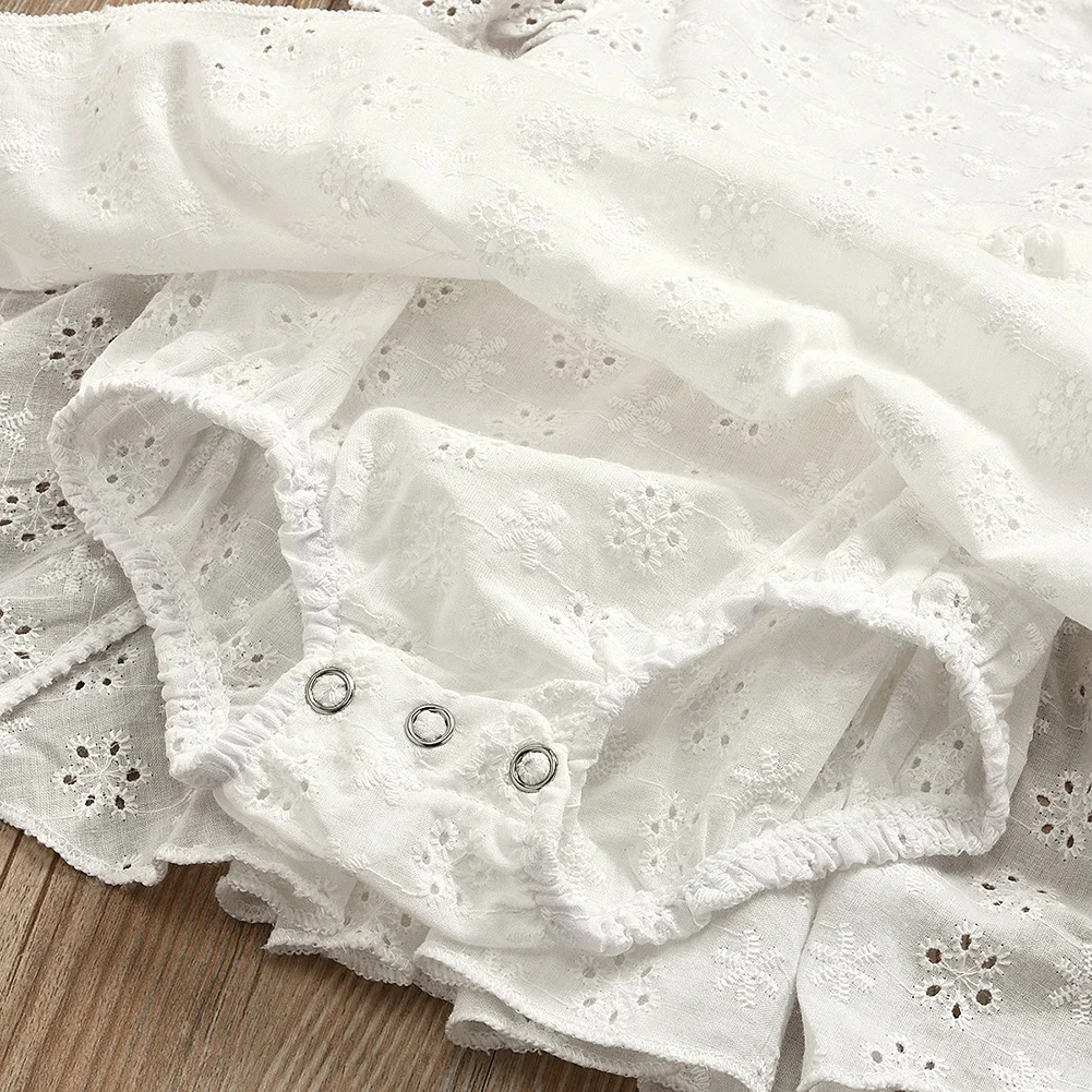 2 PCS Summer Newborn Baby Girls Lace Buckle bodysuit Dress Cotton Jumpers With Hairband
2 PCS Summer Newborn Baby Girls Lace Buckle bodysuit Dress Cotton Jumpers With Hairband