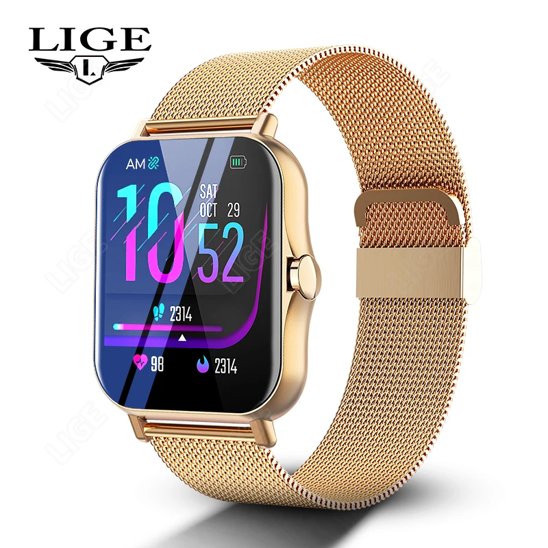 LIGE New Fashion Smart Watch Ladies Heart Rate Blood Pressure Multifunctional Sportwatch Men Woman Waterproof Smartwatch Women
LIGE New Fashion Smart Watch Ladies Heart Rate Blood Pressure Multifunctional Sportwatch Men Woman Waterproof Smartwatch Women