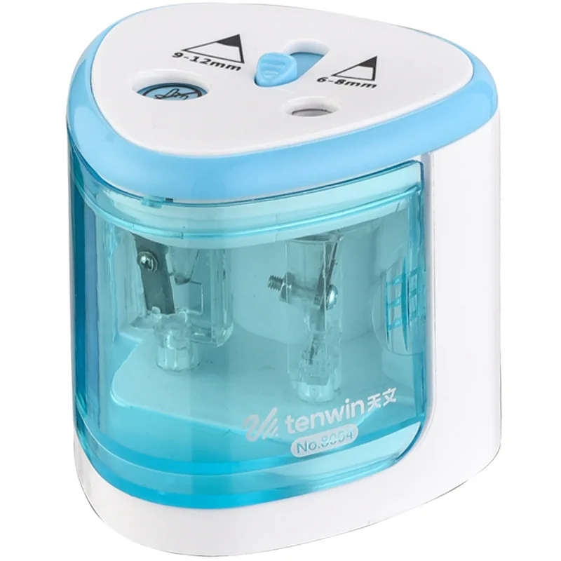 YMZ New Automatic pencil sharpener Two-hole Electric Switch Pencil Sharpener stationery Home Office School Supplies
YMZ New Automatic pencil sharpener Two-hole Electric Switch Pencil Sharpener stationery Home Office School Supplies