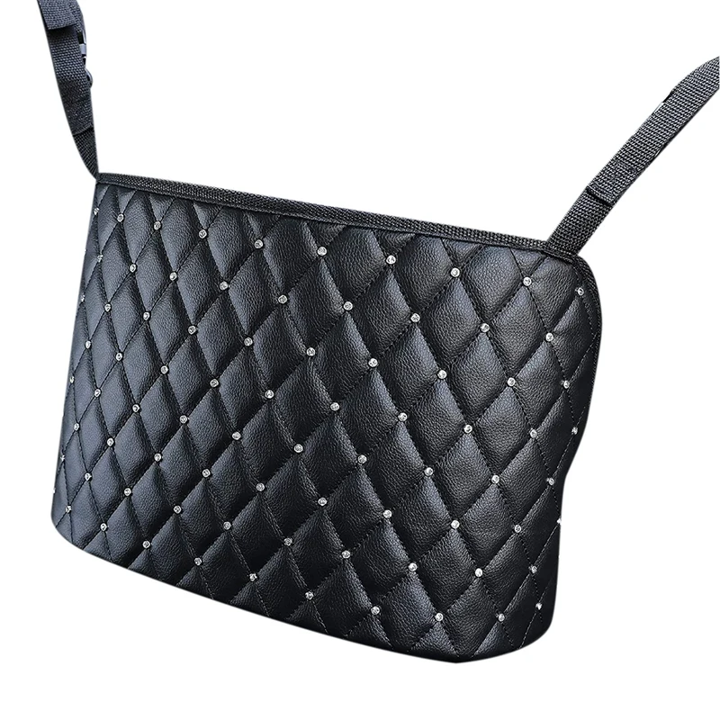 Car Seat Storage and Handbag Holding Car Net Pocket Handbag Holder Hanging Storage Bag Between Car Seats (Black+Diamond)
Car Seat Storage and Handbag Holding Car Net Pocket Handbag Holder Hanging Storage Bag Between Car Seats (Black+Diamond)