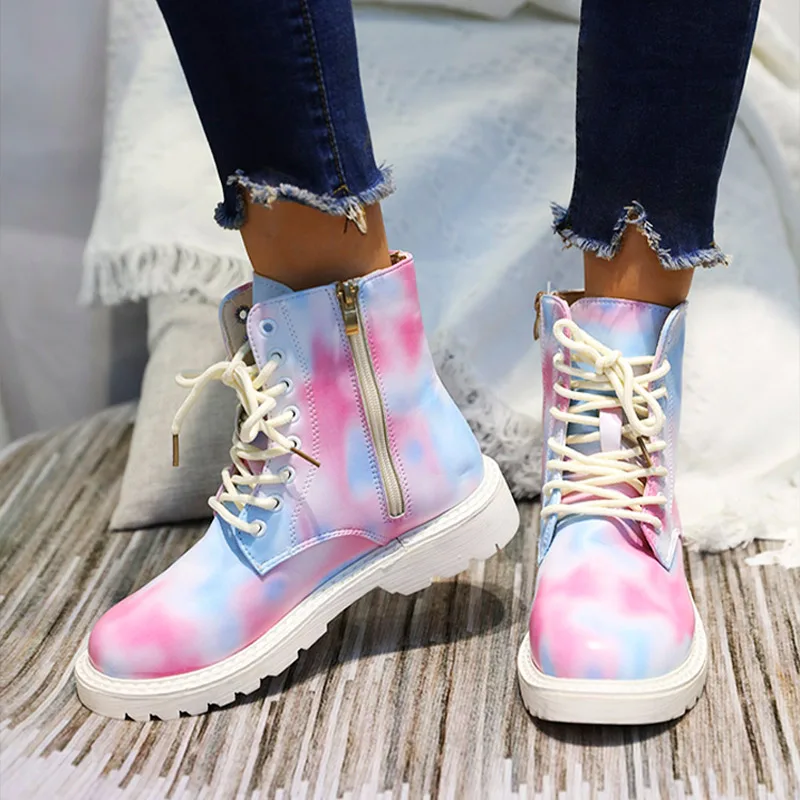 Women's Autumn Boots 2021 Colorful Colors PU Ladies Ankle Boot Autumn Winter Fashion Female Footwear British Style Casual Shoes
Women's Autumn Boots 2021 Colorful Colors PU Ladies Ankle Boot Autumn Winter Fashion Female Footwear British Style Casual Shoes