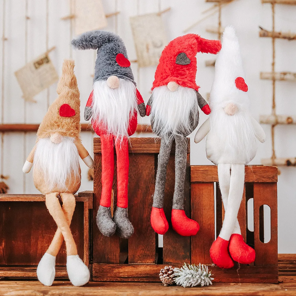 Woolen Faceless Christmas Long Beard Doll Ornaments Cute Cartoon Long-legged Old Man Doll Christmas Decoration
Woolen Faceless Christmas Long Beard Doll Ornaments Cute Cartoon Long-legged Old Man Doll Christmas Decoration