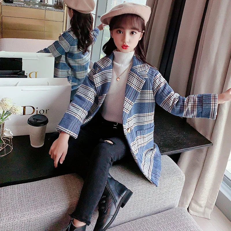 Woolen Girls Baby's Kids Coat Jacket 2021 Princess Warm Thicken Winter Autumn Cotton Pocket Buttons Outerwear Children's Cloth
Woolen Girls Baby's Kids Coat Jacket 2021 Princess Warm Thicken Winter Autumn Cotton Pocket Buttons Outerwear Children's Cloth