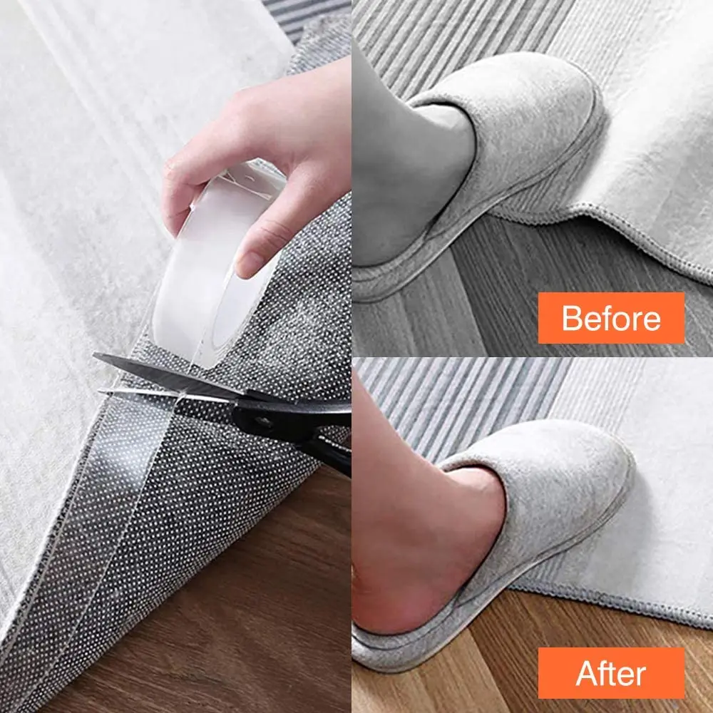 3 Pcs Transparent Double Sided Tapes Removable Mounting Tape Adhesive Grip Washable Strong Sticky Length 3 Meter Per Roll
3 Pcs Transparent Double Sided Tapes Removable Mounting Tape Adhesive Grip Washable Strong Sticky Length 3 Meter Per Roll