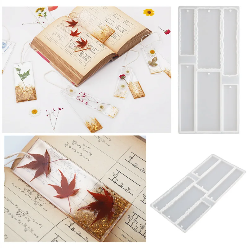 Hot sales DIY Bookmark Silicone Mold Crystal Epoxy UV Resin Mould Jewelry Craft Jewelry Making Tools Mold
Hot sales DIY Bookmark Silicone Mold Crystal Epoxy UV Resin Mould Jewelry Craft Jewelry Making Tools Mold