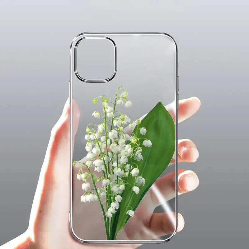 Lily of the valley Phone Case Transparent for Clear iPhone case 11 12 mini pro XS MAX 8 7 6 6S Plus X 5S SE 2020 XR 
Lily of the valley Phone Case Transparent for Clear iPhone case 11 12 mini pro XS MAX 8 7 6 6S Plus X 5S SE 2020 XR