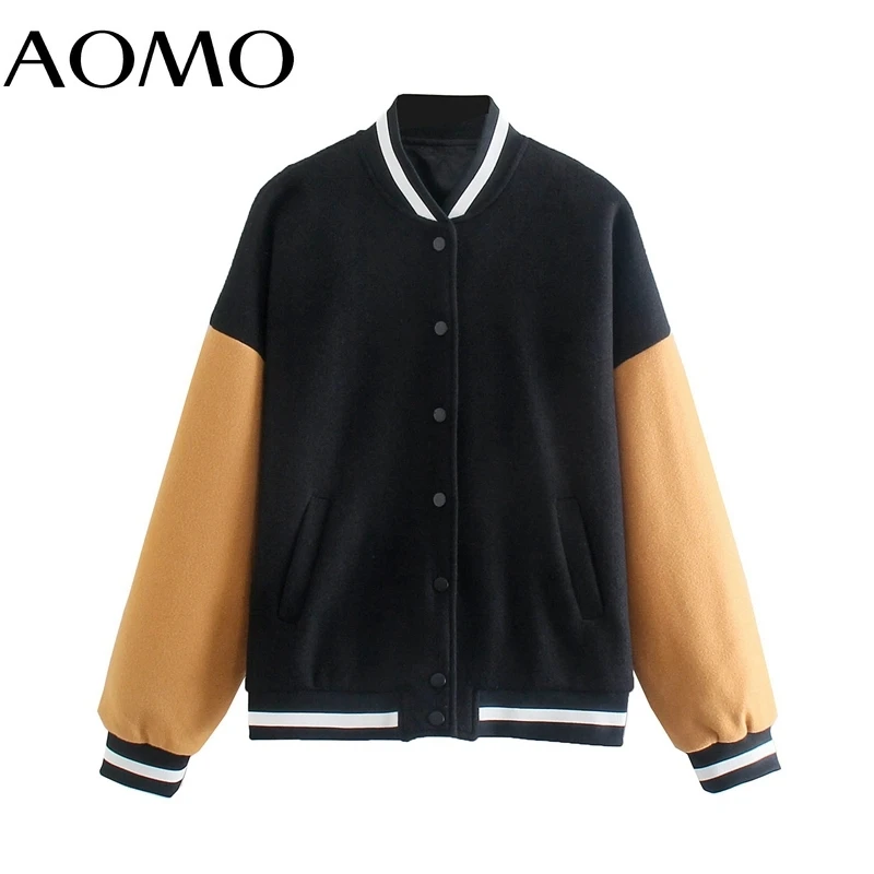 AOMO Women Oversize Patchwork Woolen Coat 2021 Autumn Winter Long Sleeve Buttons Pockets Female Warm Coat 8Y95A
AOMO Women Oversize Patchwork Woolen Coat 2021 Autumn Winter Long Sleeve Buttons Pockets Female Warm Coat 8Y95A