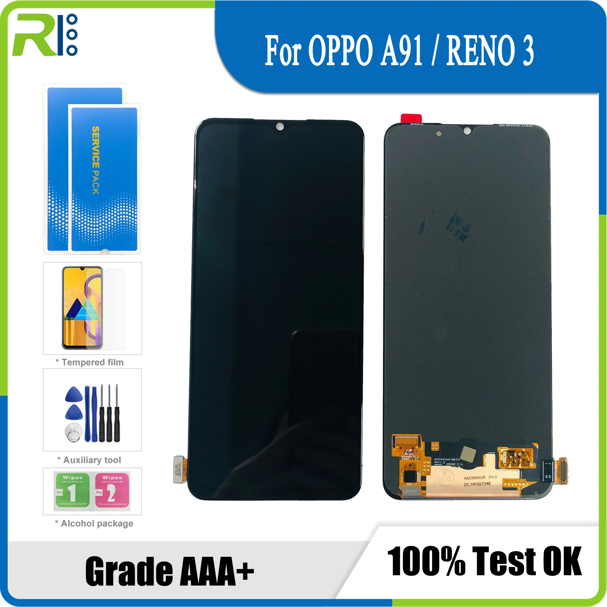 Оригинальный Amoled дисплей для OPPO A91 CPH-2021 дисплей для замены ЖК-дисплея для телефона oppo reno 3 дисплей 6,4"
Оригинальный Amoled дисплей для OPPO A91 CPH-2021 дисплей для замены ЖК-дисплея для телефона oppo reno 3 дисплей 6,4"