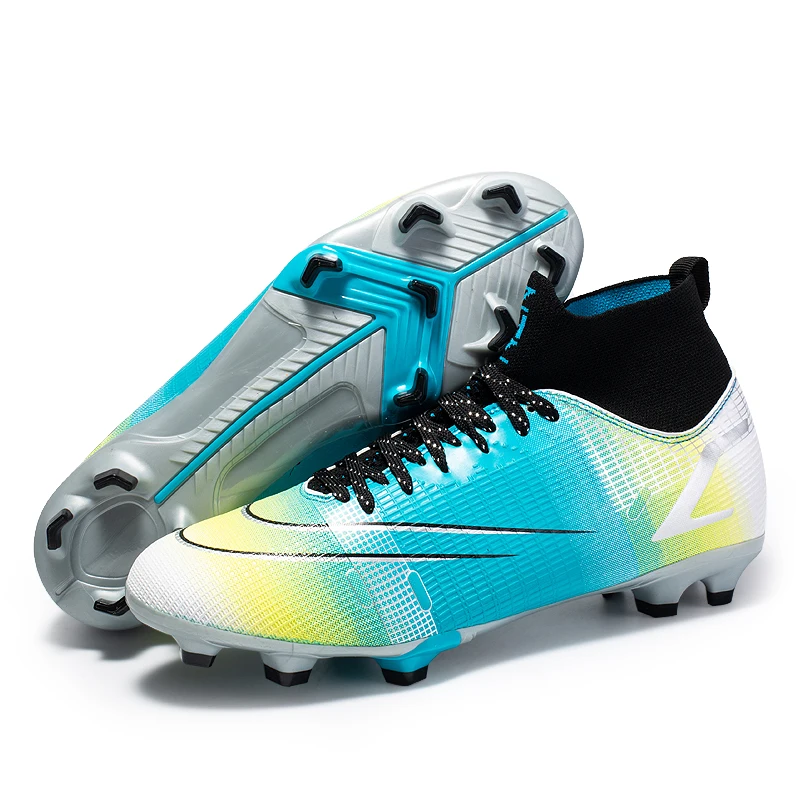 Soccer Shoes Men Football Boots Outdoor High Top Sneakers Kids Football Shoes Training Competition Professional Sports Shoes 
Soccer Shoes Men Football Boots Outdoor High Top Sneakers Kids Football Shoes Training Competition Professional Sports Shoes