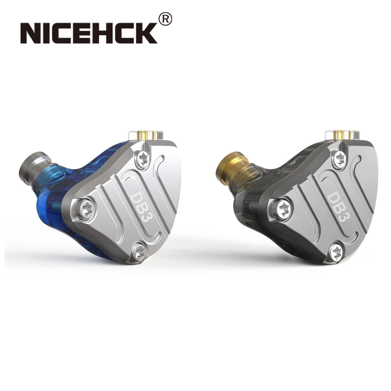 NiceHCK DB3 2DD + 1BA Hybrid 3 драйвер вкладыши Наушники контролировать бег спорт HIFI наушники