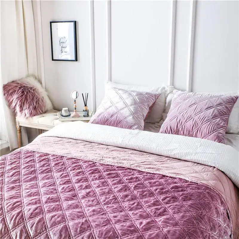 30Luxury European Style Fleece fabric Bedspread Pillowcases Bed Sheet Bed Cover Blanket colchas para cama couvre lit
30Luxury European Style Fleece fabric Bedspread Pillowcases Bed Sheet Bed Cover Blanket colchas para cama couvre lit