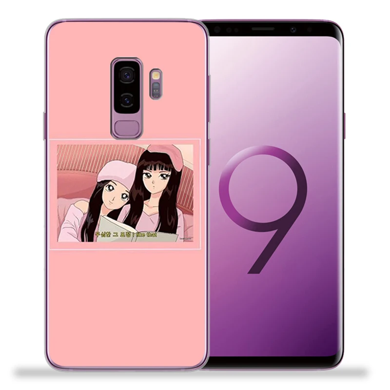 Red and pink Aesthetics songs lyrics Aesthetic Cases Phone Case For Samsung Galaxy S6 S7 EDGE S8 S9 S10 PLUS S10LITE NOTE8 NOTE9 | Мобильные