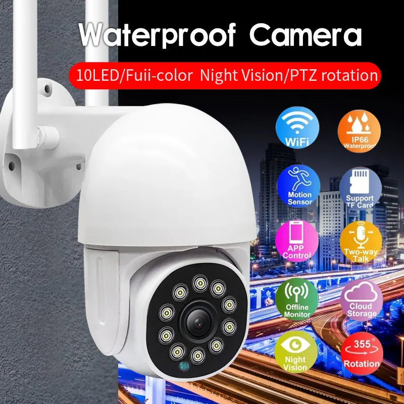 WiFi camera 1080p Outdoor Wireless Network zoom bidirectional audio motion detection Webcam infrared night vision safety camera 
WiFi camera 1080p Outdoor Wireless Network zoom bidirectional audio motion detection Webcam infrared night vision safety camera