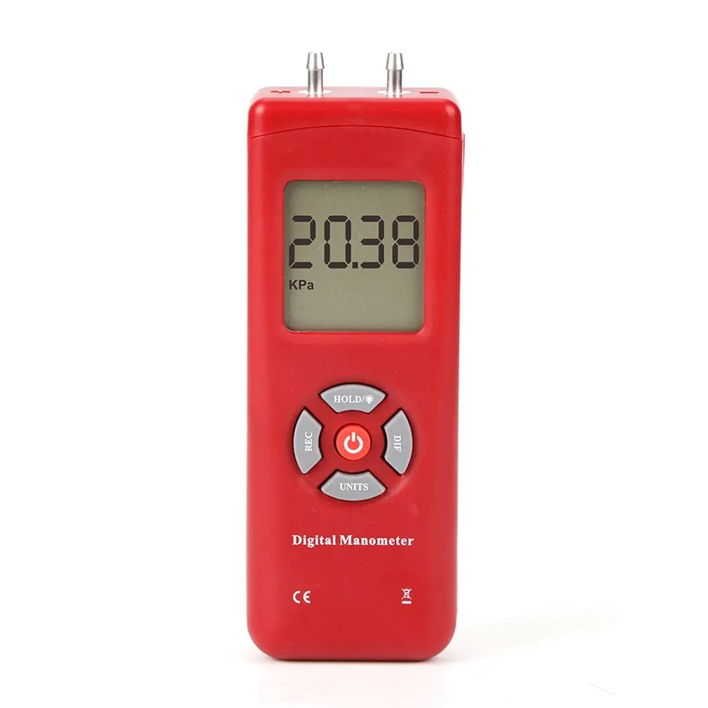 TL-100 Digital Manometer Air Pressure Meter Portable Pressure Gauges Handheld U-type Differential Pressure Meter
TL-100 Digital Manometer Air Pressure Meter Portable Pressure Gauges Handheld U-type Differential Pressure Meter