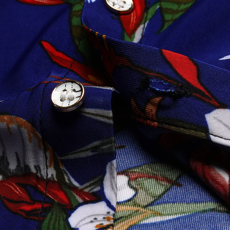 Summer Flowers Shirts Men's Hawaiian Floral Pirnted Clothes Short Sleeve Printing Streetwear Male Dress Shirts
Summer Flowers Shirts Men's Hawaiian Floral Pirnted Clothes Short Sleeve Printing Streetwear Male Dress Shirts