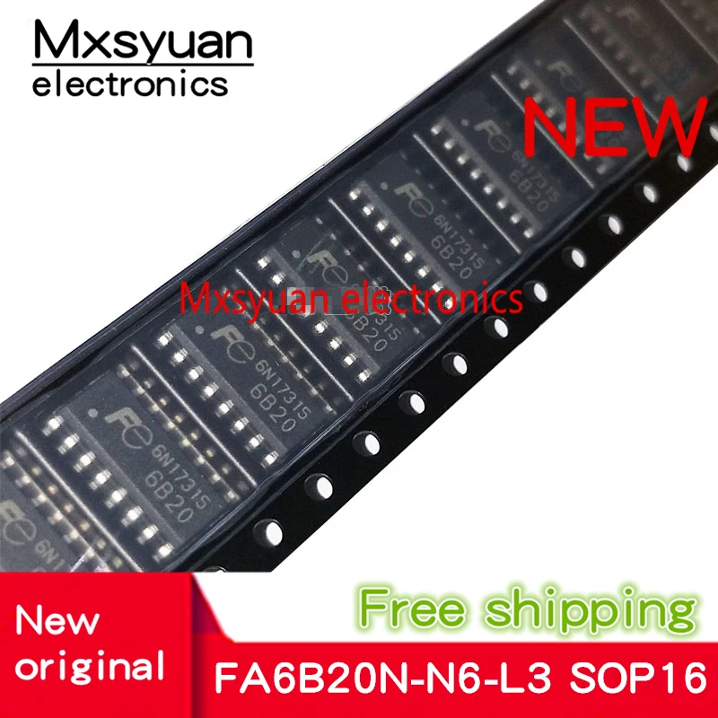 10pcs~50pcs/lot 6B20 FA6B20N-N6-L3 FA6B20N-N6 FA6B20N SOP16 New original In stock
10pcs~50pcs/lot 6B20 FA6B20N-N6-L3 FA6B20N-N6 FA6B20N SOP16 New original In stock