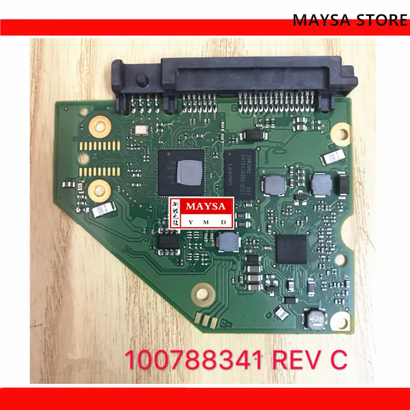 Запчасти для жестких дисков PCB Логическая плата печатная 100788341 REV C Seagate 3 5 SATA hdd 3T 4T