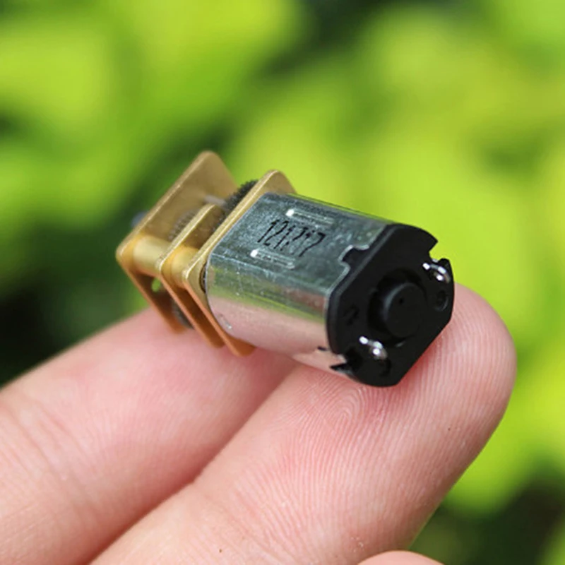 Металлический редукторный двигатель постоянного тока 5 в Φ Micro N20 с