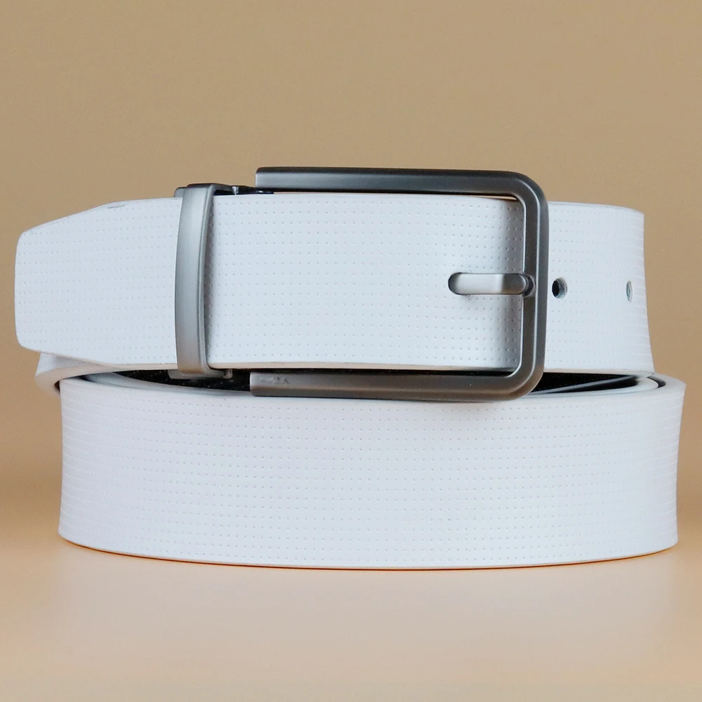 2021 New White Belt For Men Casual Cowhide Pin Buckle Luxury Genuine Leather Business Trouser Punch Waist Strap Needle Golf Belt
2021 New White Belt For Men Casual Cowhide Pin Buckle Luxury Genuine Leather Business Trouser Punch Waist Strap Needle Golf Belt