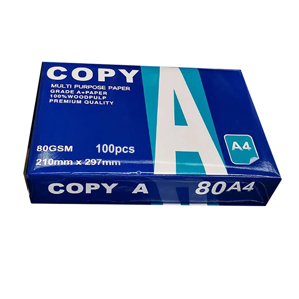 100Pcs A4 office Printing Paper Multifunction Crafts Arts Printer A4 Copy Paper Office School Supplies
100Pcs A4 office Printing Paper Multifunction Crafts Arts Printer A4 Copy Paper Office School Supplies
