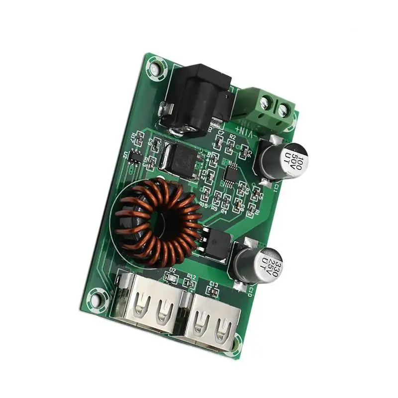 XH M224 Dual USB Выход понижающий модуль Поддержка мобильный телефон Быстрая зарядка DC9