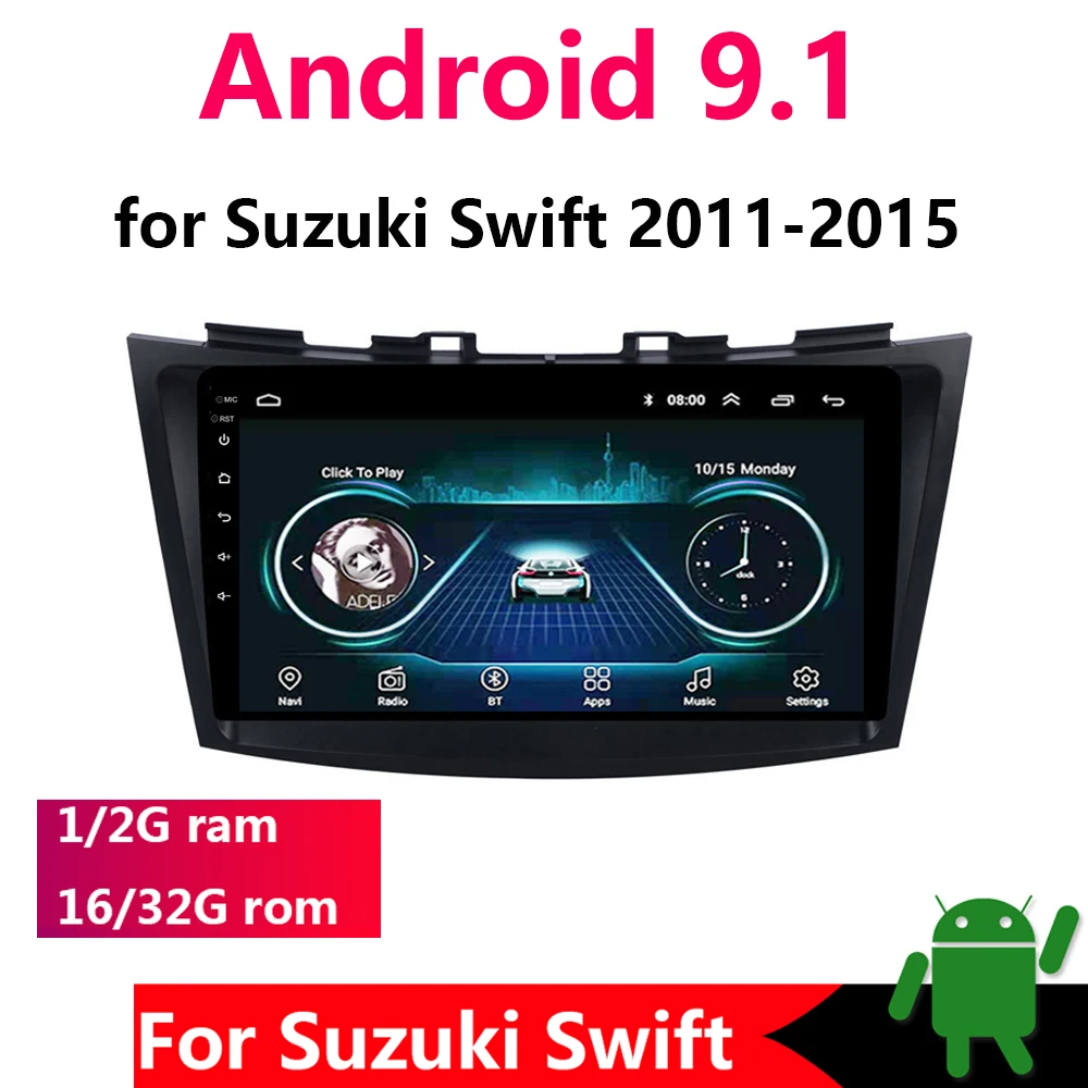 9'' 2+32G 2 din Android 9.1 Car Radio Multimedia Player for Suzuki Swift 2011-2015 Navigation GPS Car Audio Stereo Autoradio DVD
9'' 2+32G 2 din Android 9.1 Car Radio Multimedia Player for Suzuki Swift 2011-2015 Navigation GPS Car Audio Stereo Autoradio DVD