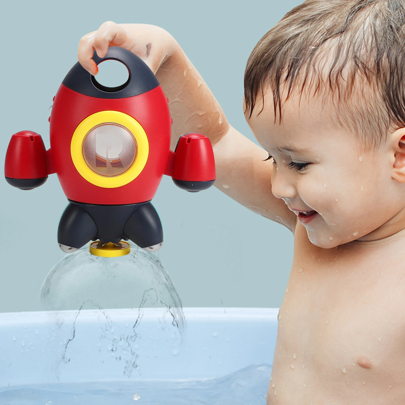 Bath Toys Play In Summer In Bathroom Water Playing Toy Rocket Fountain Water Spraying Rotary Spraying Beach Toy Birthday Gift
Bath Toys Play In Summer In Bathroom Water Playing Toy Rocket Fountain Water Spraying Rotary Spraying Beach Toy Birthday Gift