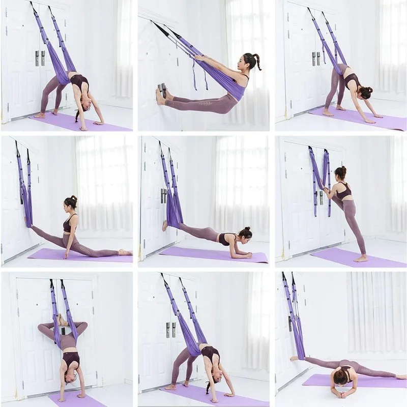 Women's Yoga Hammock Swing Adjustable Aerial Yoga Sling Hammock Elastic Stretching Rod Inverted Trainer Swing
Women's Yoga Hammock Swing Adjustable Aerial Yoga Sling Hammock Elastic Stretching Rod Inverted Trainer Swing