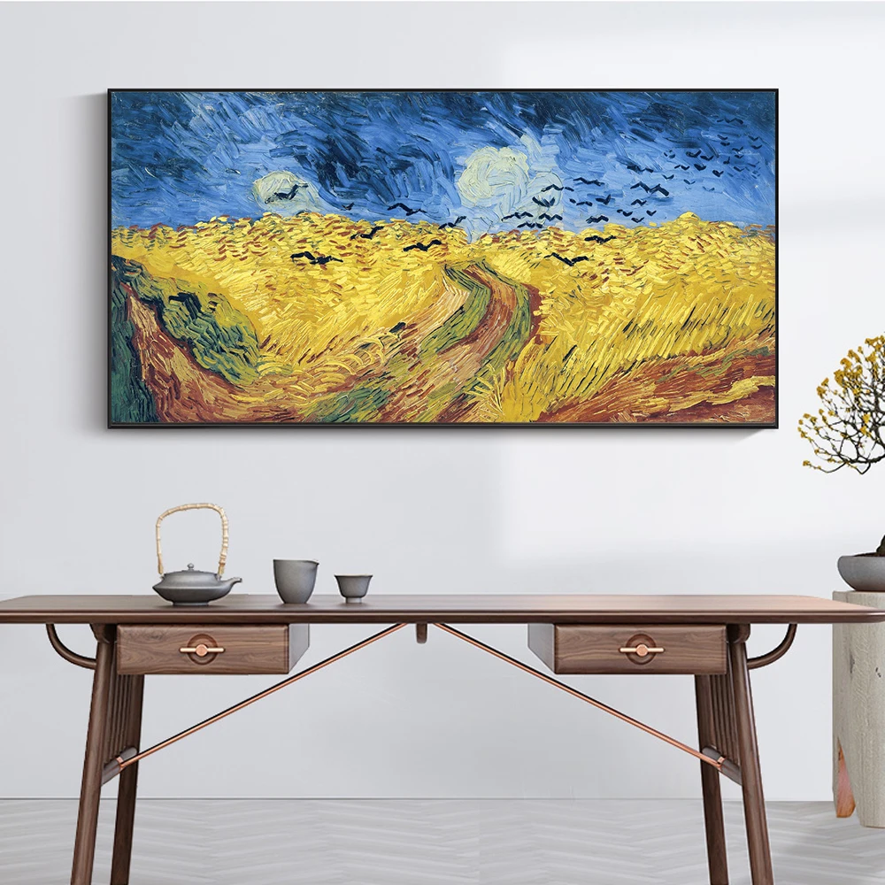 Wheat Fields By Van Gogh Oil Paintings Print on Canvas Art Posters And Prints Impressionist Wall Art Pictures Home Decoration
Wheat Fields By Van Gogh Oil Paintings Print on Canvas Art Posters And Prints Impressionist Wall Art Pictures Home Decoration