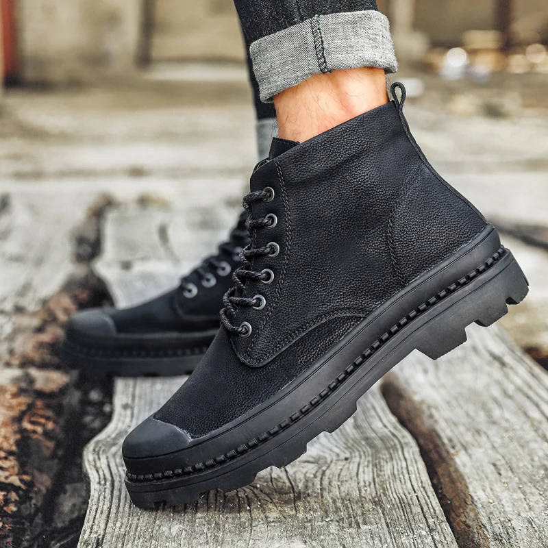 Sapato Casual Shoes For Men Casual Boty Men's Leather Sneakers Fashion Light Breathable Spring Boots Leisure Sapatos Work
Sapato Casual Shoes For Men Casual Boty Men's Leather Sneakers Fashion Light Breathable Spring Boots Leisure Sapatos Work