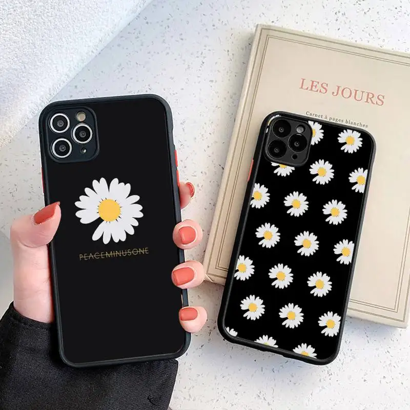 Black White Flower Daisy Phone Case For iphone 12 11 8 7 plus mini x xs xr pro max matte transparent cover
Black White Flower Daisy Phone Case For iphone 12 11 8 7 plus mini x xs xr pro max matte transparent cover
