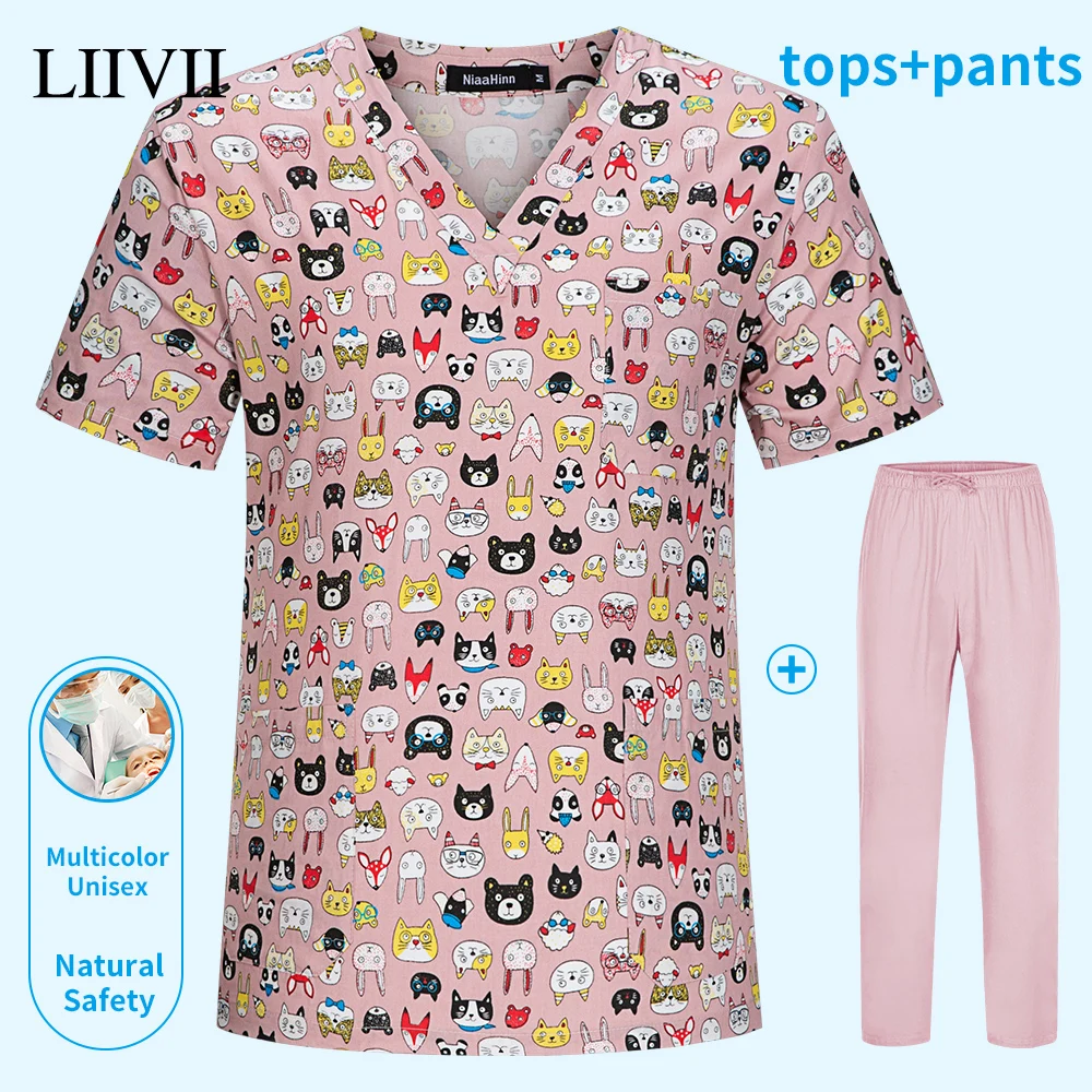 Factory Supply Female Dental Clinic Scrub Uniforms Cute Animal Printed Pharmacy Doctor Uniforms Pet Grooming Medical Accessories
Factory Supply Female Dental Clinic Scrub Uniforms Cute Animal Printed Pharmacy Doctor Uniforms Pet Grooming Medical Accessories