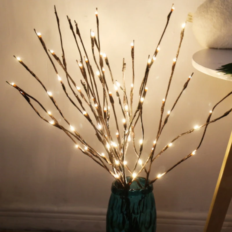 LED Willow Branch Lamp Battery Powered Decorative Lights Tall Vase Filler Willow Twig Lighted Branch For Home Decoration
LED Willow Branch Lamp Battery Powered Decorative Lights Tall Vase Filler Willow Twig Lighted Branch For Home Decoration