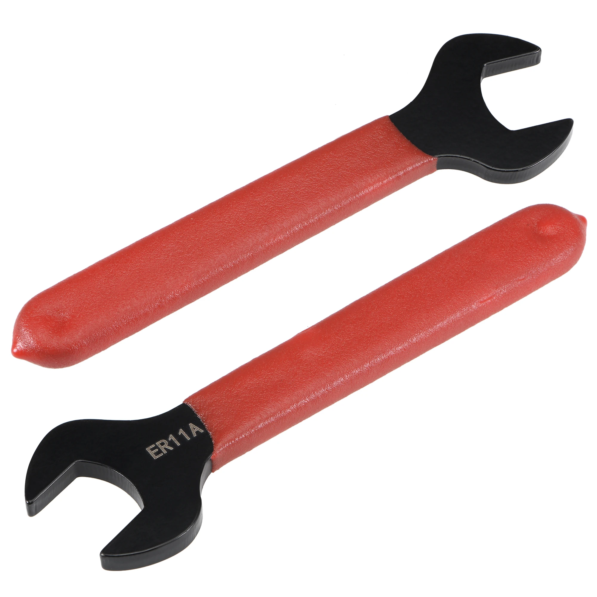 

Uxcell цанговый патрон гаечный ключ для ER11A токарного станка Зажимная гайка с красной нескользящей ручкой 2 шт.