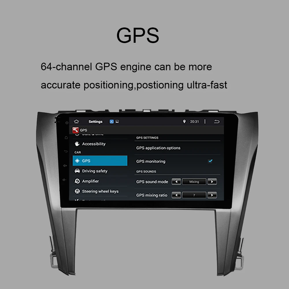 Автомобильный GPS-навигатор на Android 10 0 для Toyota Camry 2015 2016 2017 2018 2021 Восьмиядерный