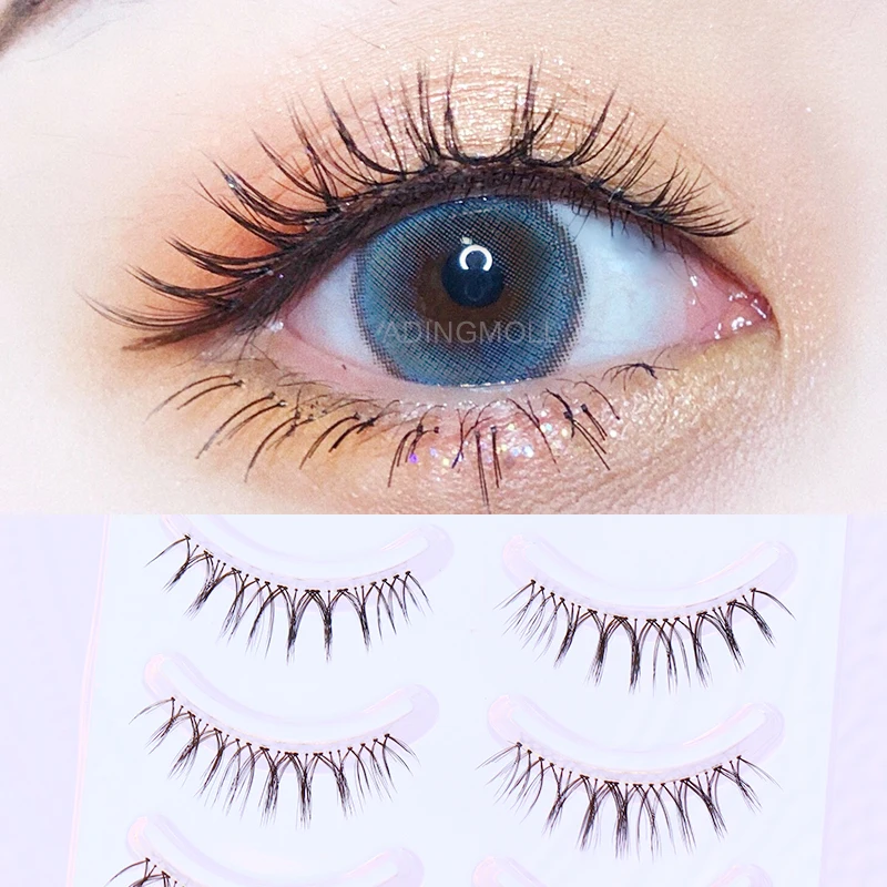 YOKPN Japanese False Eyelashes 5 Pairs Sharp Tail Natural Handmade False Eyelashes Supernatural Life Short Bridal Makeup Eyelash
YOKPN Japanese False Eyelashes 5 Pairs Sharp Tail Natural Handmade False Eyelashes Supernatural Life Short Bridal Makeup Eyelash
