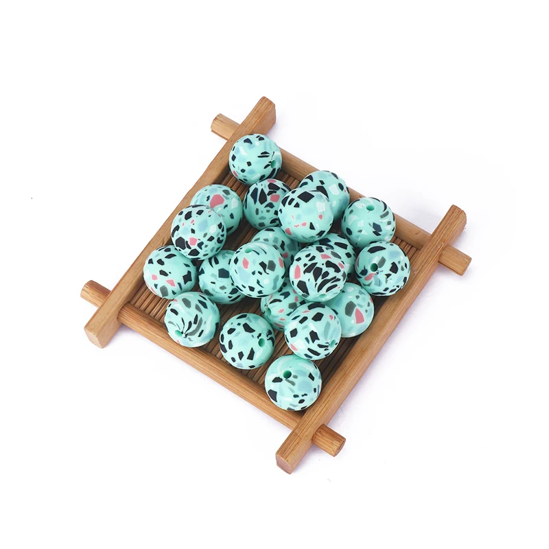 10Pcs/ Lot 12mm Leopard Camo Silicone BeadsTeething Beads For Baby DIY Chewable Colorful Teething Toys Infant Baby Chew Accesory
10Pcs/ Lot 12mm Leopard Camo Silicone BeadsTeething Beads For Baby DIY Chewable Colorful Teething Toys Infant Baby Chew Accesory