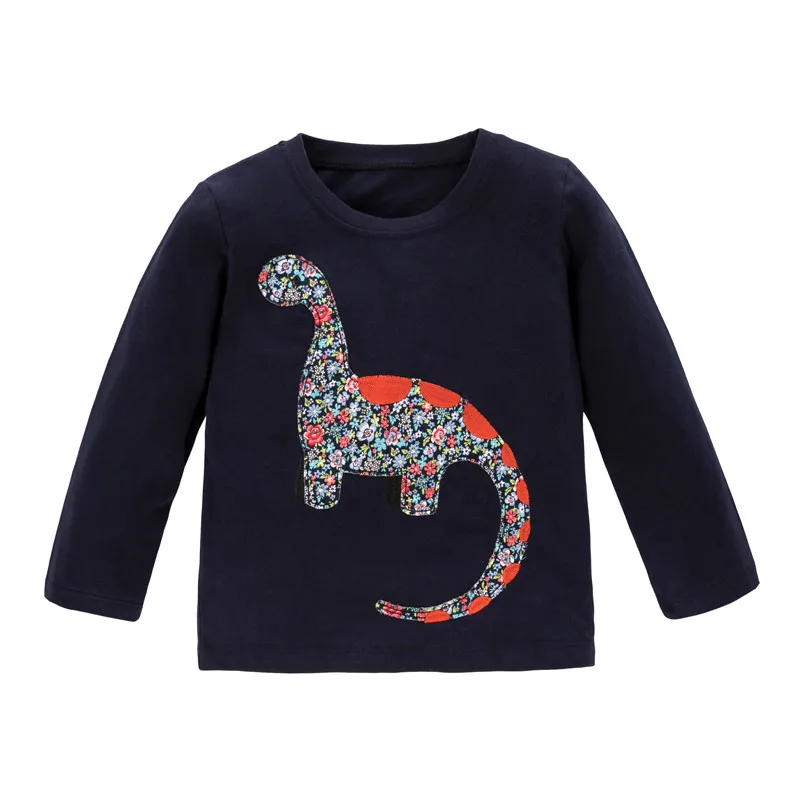 Jumping meters Baby Dinosaurs T shirts Cotton Girls Animals Clothing for Autumn Spring Children's Tees Tops
Jumping meters Baby Dinosaurs T shirts Cotton Girls Animals Clothing for Autumn Spring Children's Tees Tops