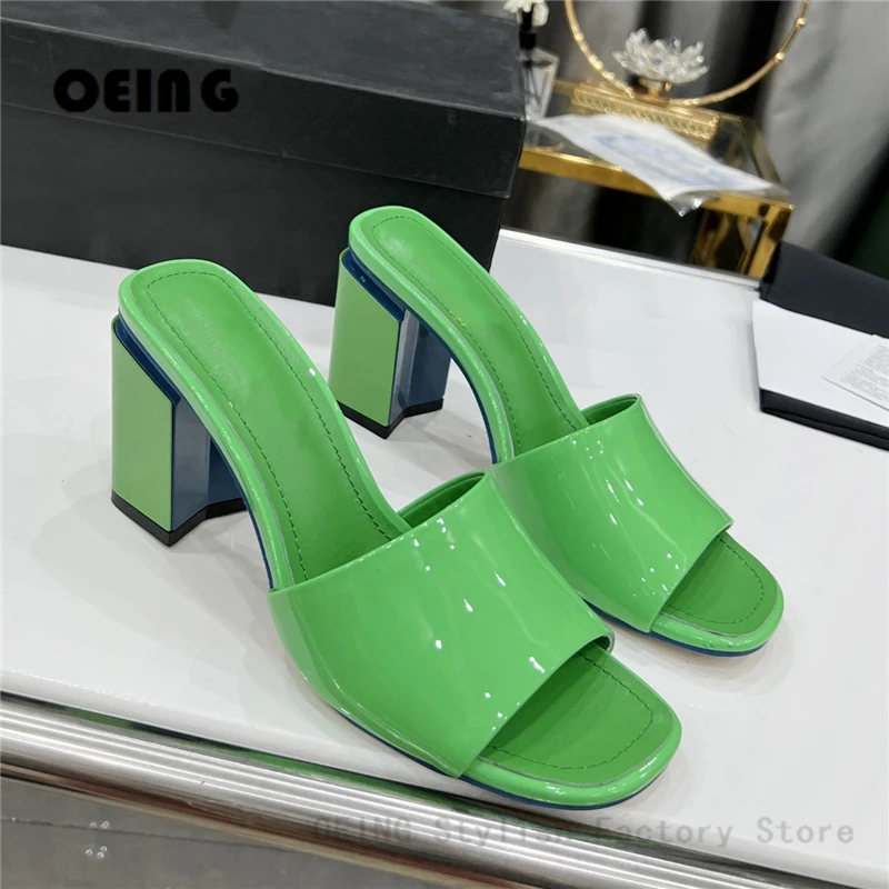 Summer Women Slippers Chunky High Heels Mules Ladies Sandals Shoes Sexy Open Toe Casual Slides Beach Flip Flops Big Size 35-43
Summer Women Slippers Chunky High Heels Mules Ladies Sandals Shoes Sexy Open Toe Casual Slides Beach Flip Flops Big Size 35-43