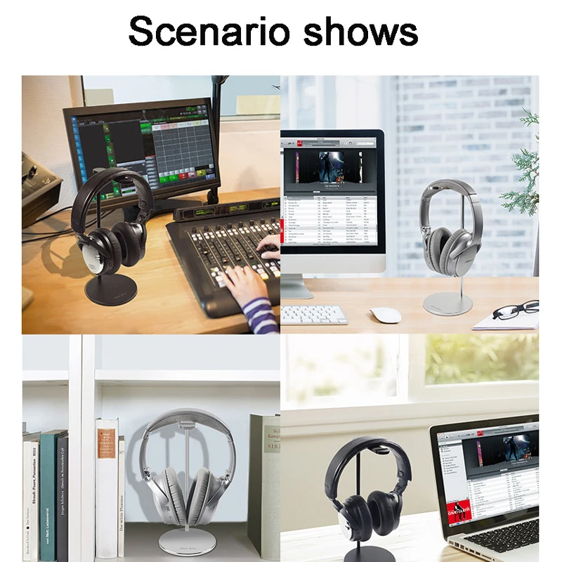 New Bee Universal Headphones Stand Holder Gaming Headset Stand Earphone Display Rack Hanger Bracket for Over Ear Headsets 
New Bee Universal Headphones Stand Holder Gaming Headset Stand Earphone Display Rack Hanger Bracket for Over Ear Headsets