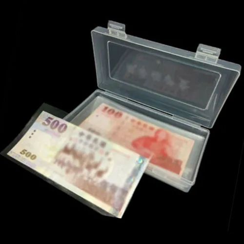 100pcs Paper Money Album Banknote Case Storage Bag Collection Box Display Holder Transparent Polypropylene Plastic Box
100pcs Paper Money Album Banknote Case Storage Bag Collection Box Display Holder Transparent Polypropylene Plastic Box