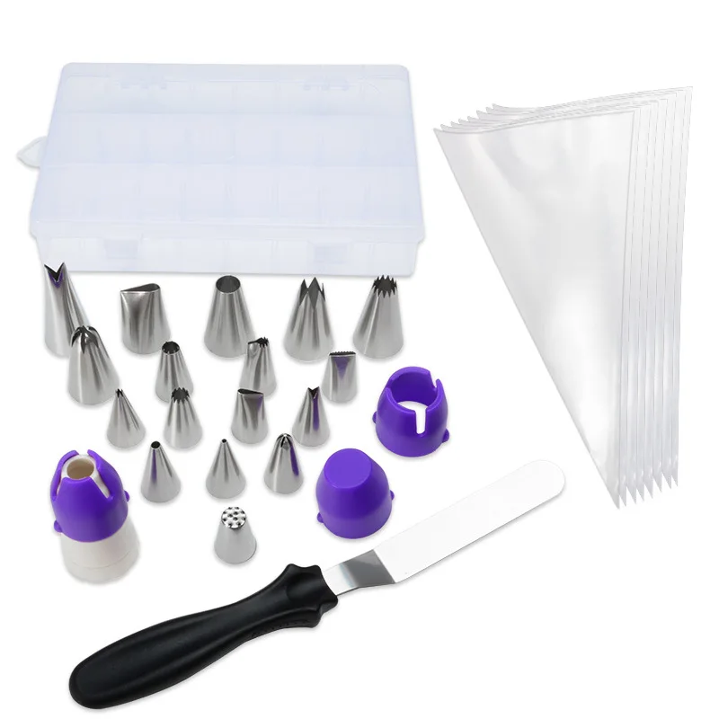 40Pcs Cake Decorating Tools Pipe Icing Nozzles Baking Supplies Stainless Steel Dessert Decoration Kitchen Accessories 
40Pcs Cake Decorating Tools Pipe Icing Nozzles Baking Supplies Stainless Steel Dessert Decoration Kitchen Accessories