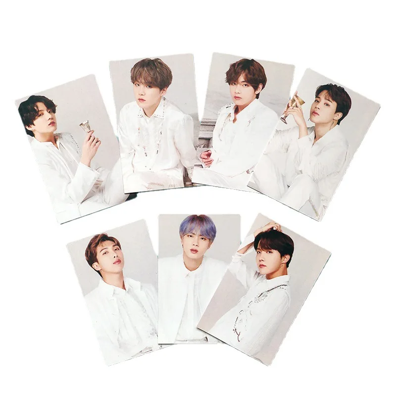 7Pcs/Set New Kpop Bangtan Boys Map Soul One Same Small Lomo Card JK V Poster Photocards Fans Collection Gifts 8.5*5.4cm
7Pcs/Set New Kpop Bangtan Boys Map Soul One Same Small Lomo Card JK V Poster Photocards Fans Collection Gifts 8.5*5.4cm