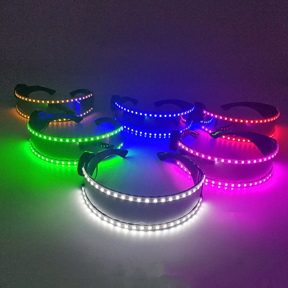 New LED Laser Glasses Glowing Hen Bar DJ Party Light Props Luminous Flashing Glasses Stage Costume Props Halloween Rave Supplies
New LED Laser Glasses Glowing Hen Bar DJ Party Light Props Luminous Flashing Glasses Stage Costume Props Halloween Rave Supplies