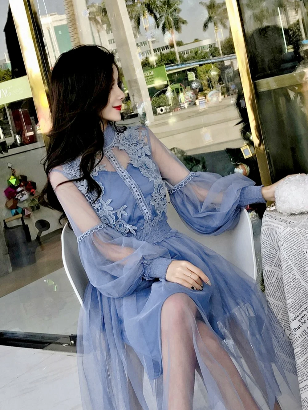 New Arrivals Women Lace Flower Dress Gauze Lantern Sleeve Voile Long Dress Female Retro Hook Princess Dress 2 Piece Set
New Arrivals Women Lace Flower Dress Gauze Lantern Sleeve Voile Long Dress Female Retro Hook Princess Dress 2 Piece Set