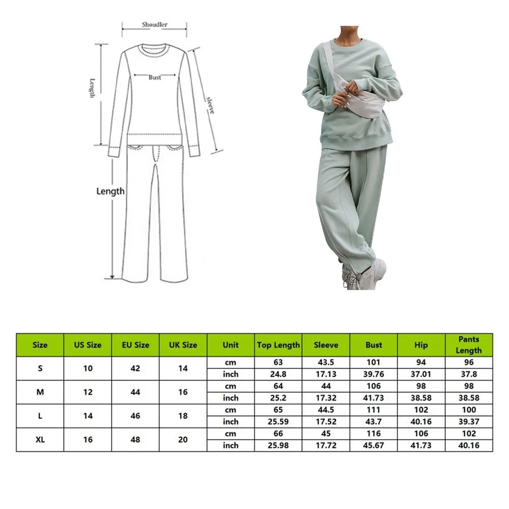 Women Casual Outfit Fashion Harajuku Pullover O-neck Top Sweatshirts And Long Sports Pant Suit Female Sweatshirt Outfit
Women Casual Outfit Fashion Harajuku Pullover O-neck Top Sweatshirts And Long Sports Pant Suit Female Sweatshirt Outfit
