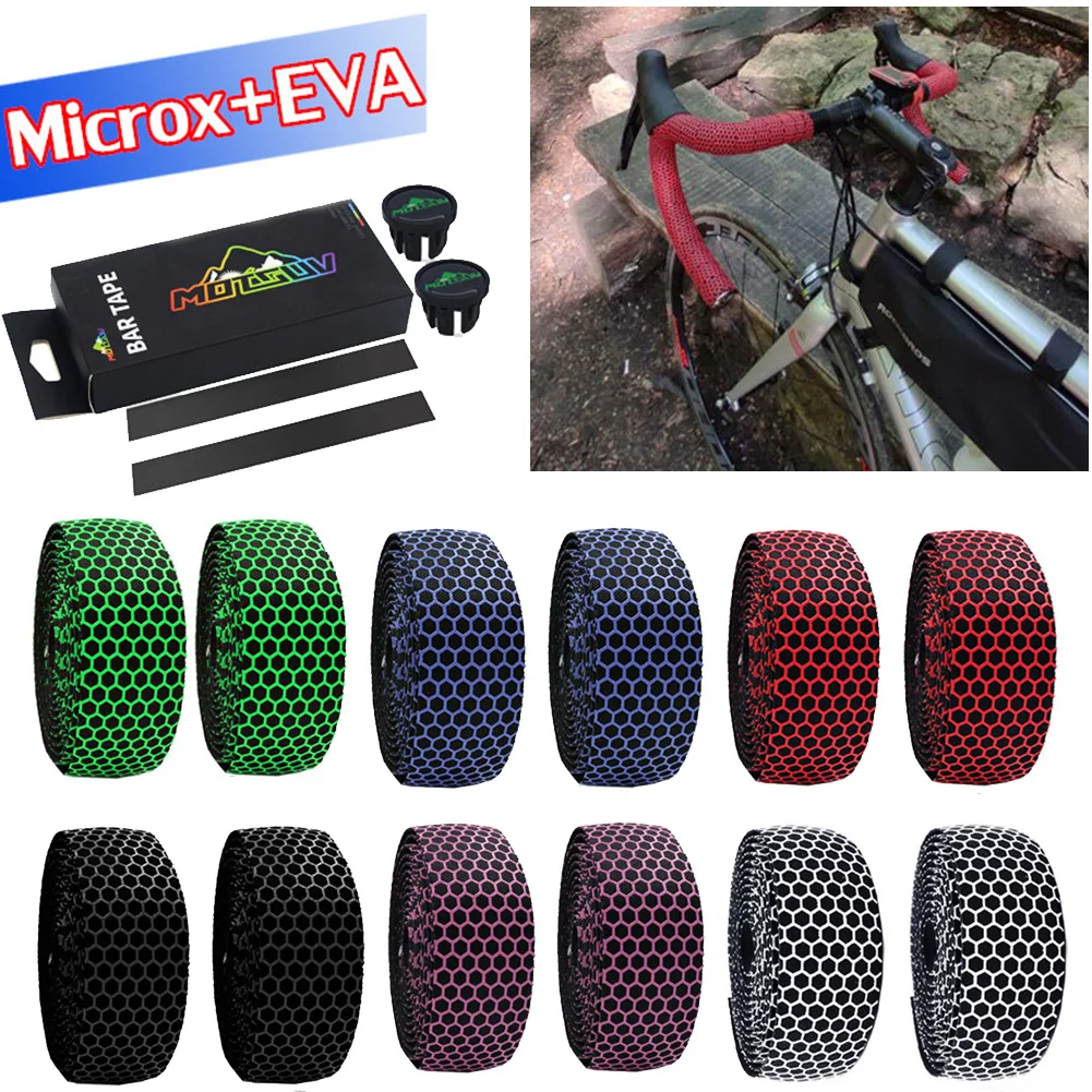 Road Bicycle Bike Cork Handlebar Wrap Bar Tape Bandage Belt Grips Cycling Damping Anti-Vibration Wrap With 2 Bar Plug
Road Bicycle Bike Cork Handlebar Wrap Bar Tape Bandage Belt Grips Cycling Damping Anti-Vibration Wrap With 2 Bar Plug