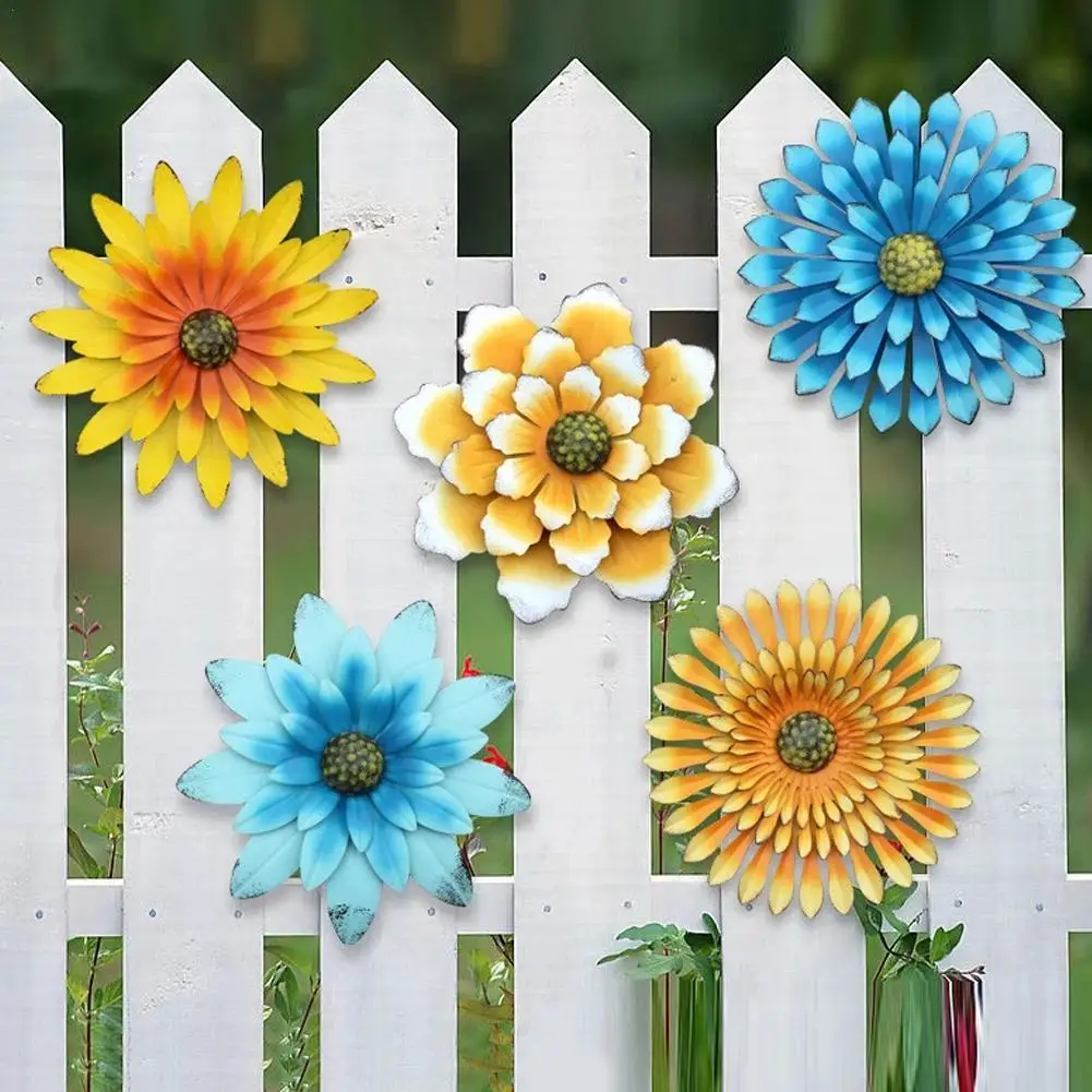 Sunflower Ornaments Outdoor Garden Courtyard Pendant Decoration Flower Wall Hanging Yard Gardening Supplies Decor Metal Home
Sunflower Ornaments Outdoor Garden Courtyard Pendant Decoration Flower Wall Hanging Yard Gardening Supplies Decor Metal Home
