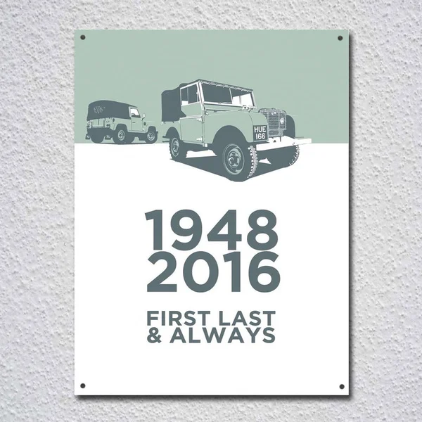 Land Rover First and Last Retro Vintage Tin Sign Metal Sign Metal Poster Metal Decor Metal Painting Wal
Land Rover First and Last Retro Vintage Tin Sign Metal Sign Metal Poster Metal Decor Metal Painting Wal